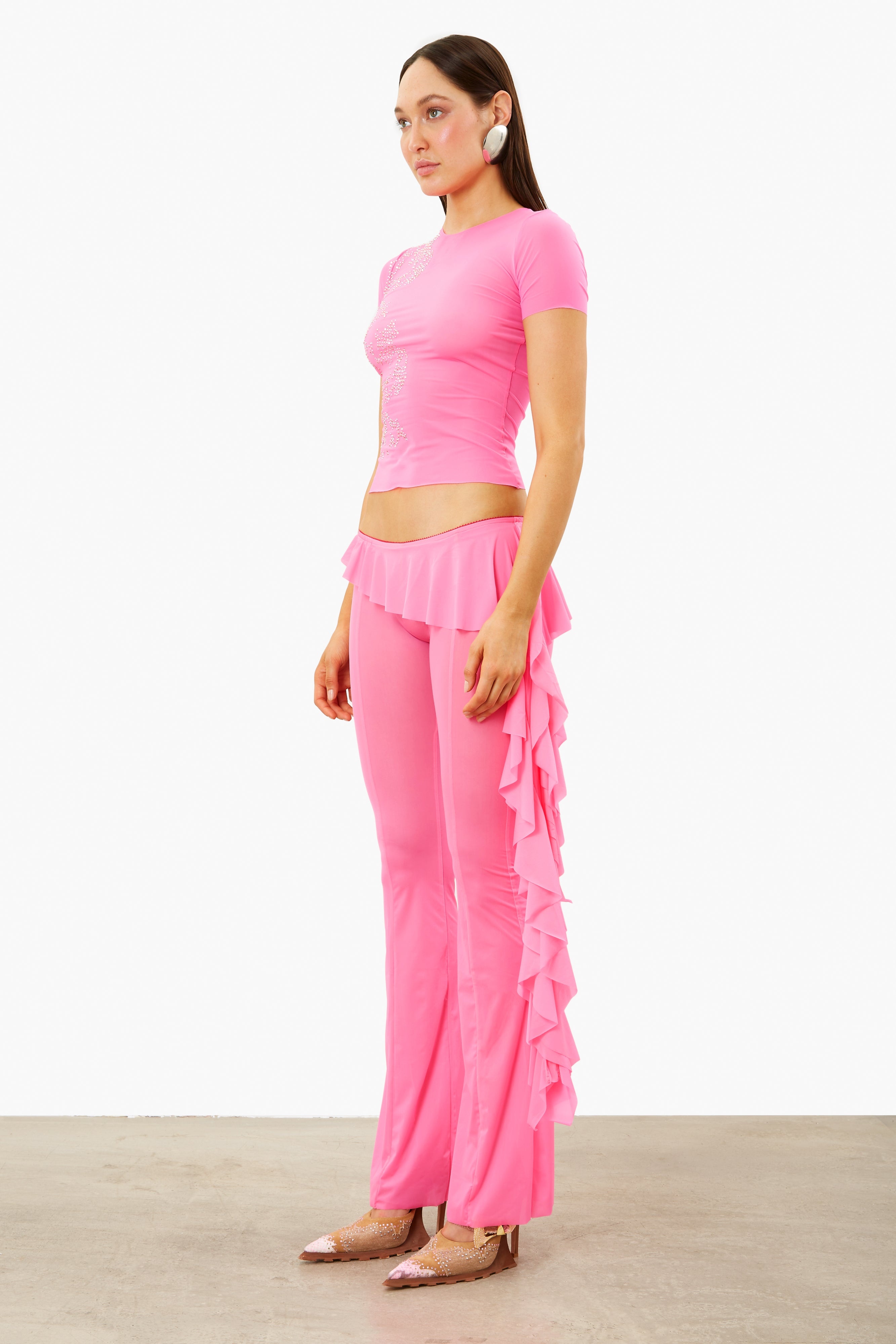 ELLE TROUSERS PINK TEXAS - 4