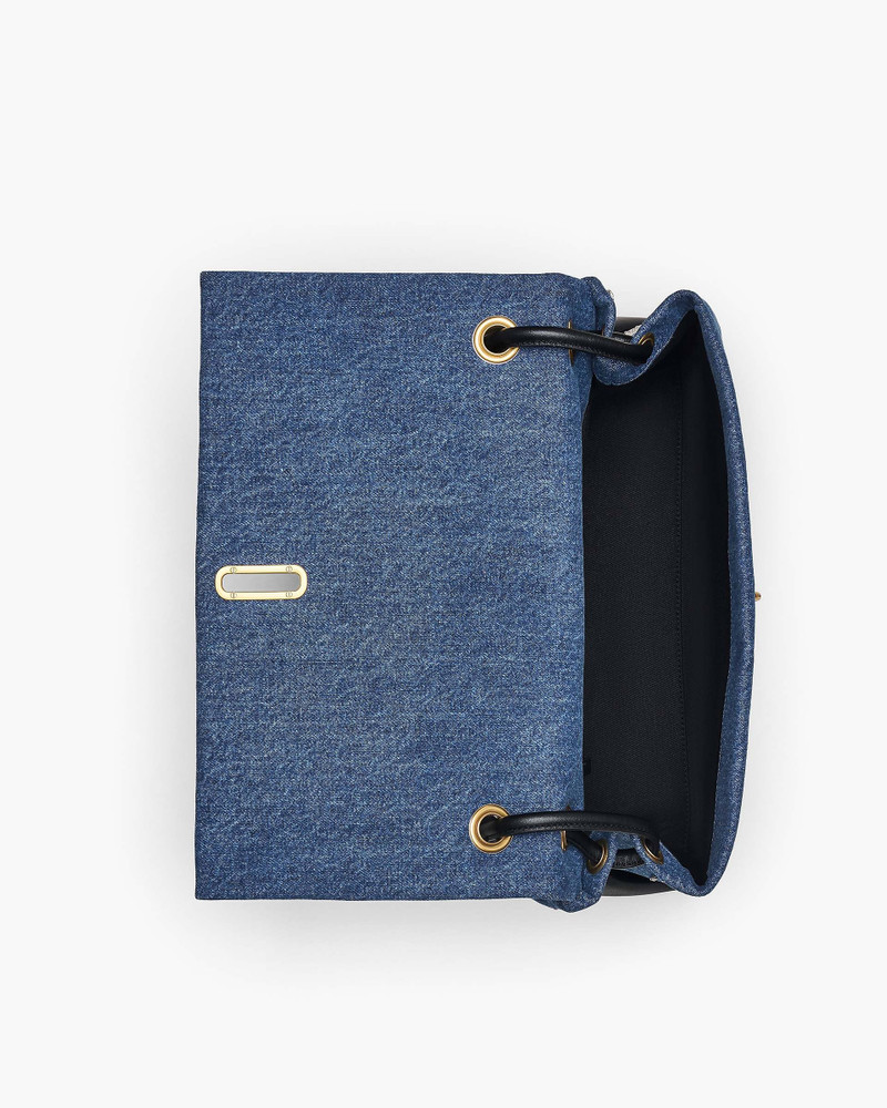 THE TRINKET CHARM DENIM LARGE DUAL BAG 7