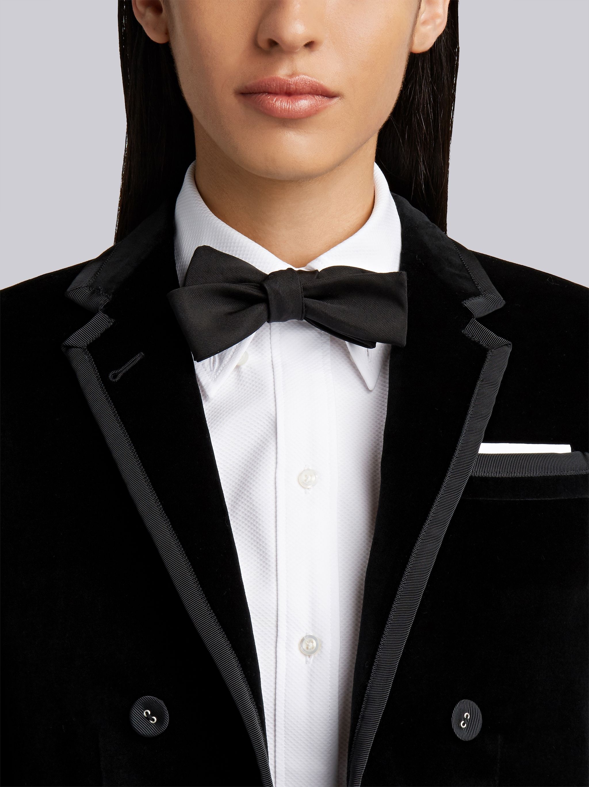 Tonal Grosgrain-tipped Tailcoat In Velvet - 4