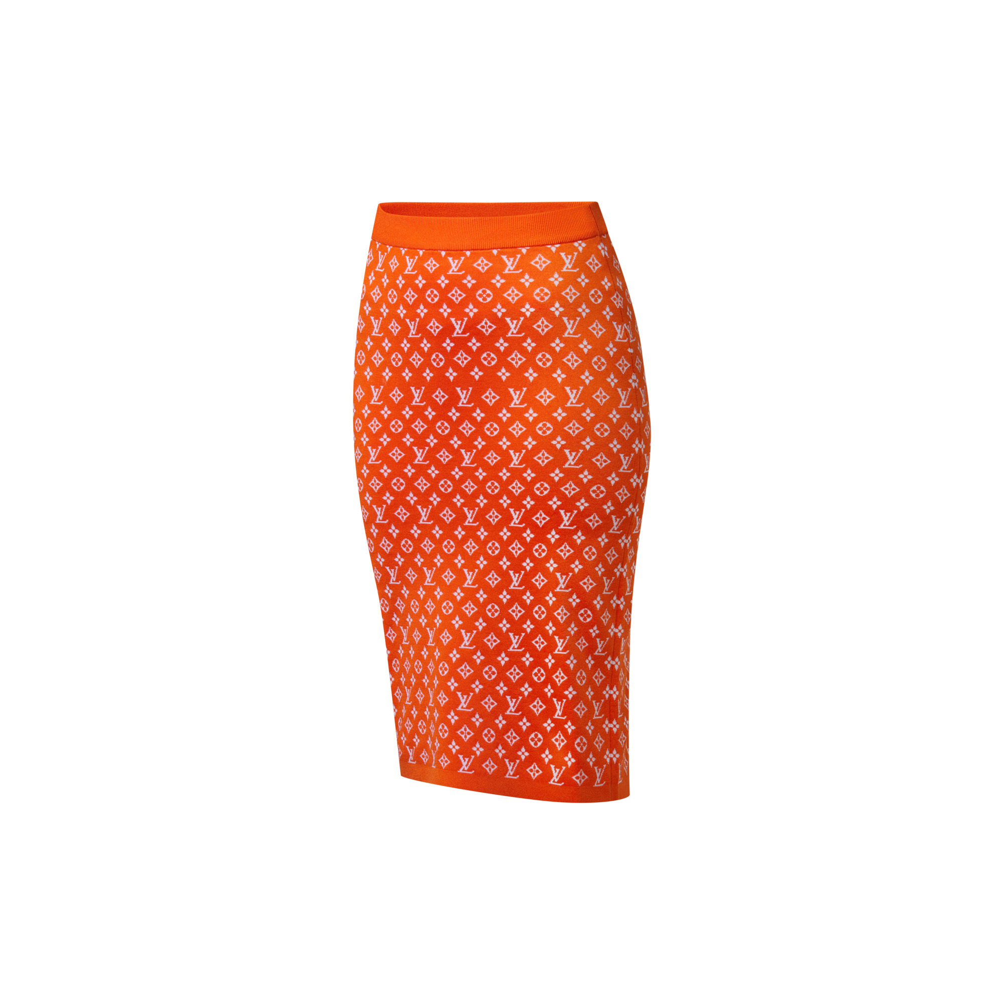 Monogram Jacquard Knit Skirt - 2