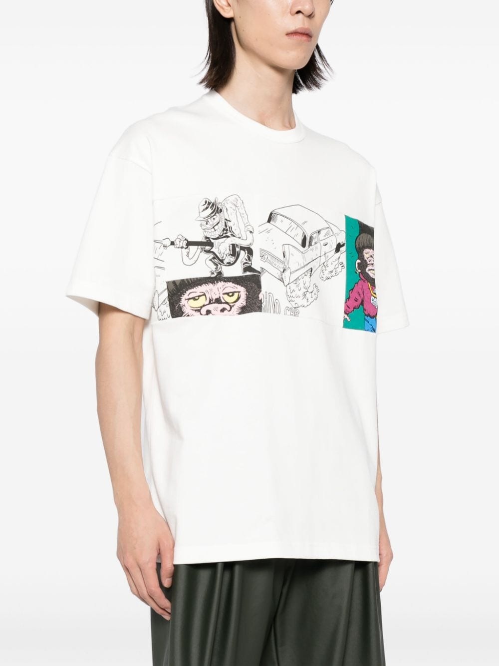 graphic-print cotton T-shirt - 3