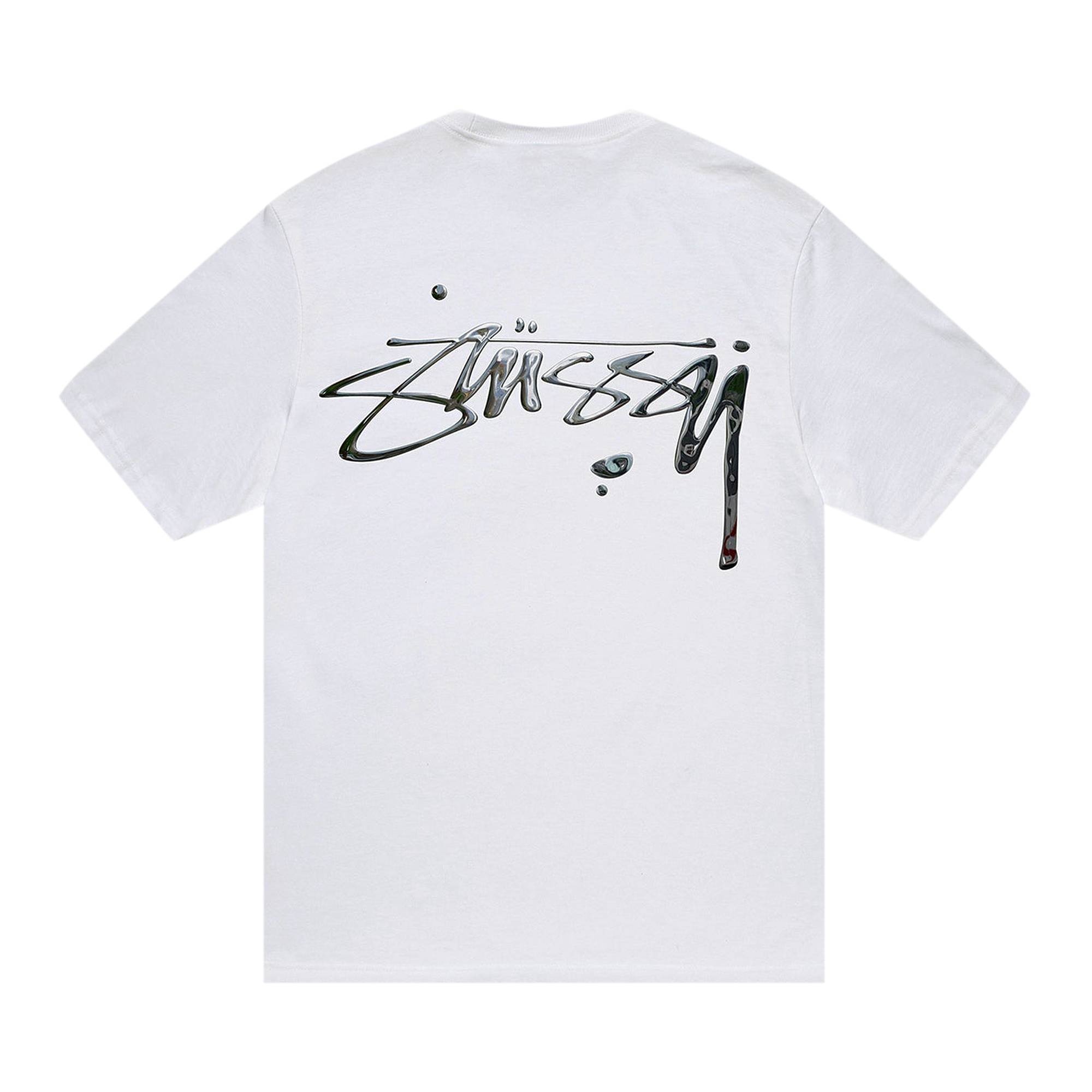 Stüssy Stussy Mercury Tee 'White' | REVERSIBLE