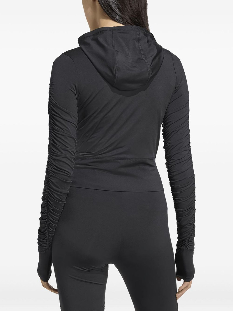 adidas ruched zip-up woodie outlook