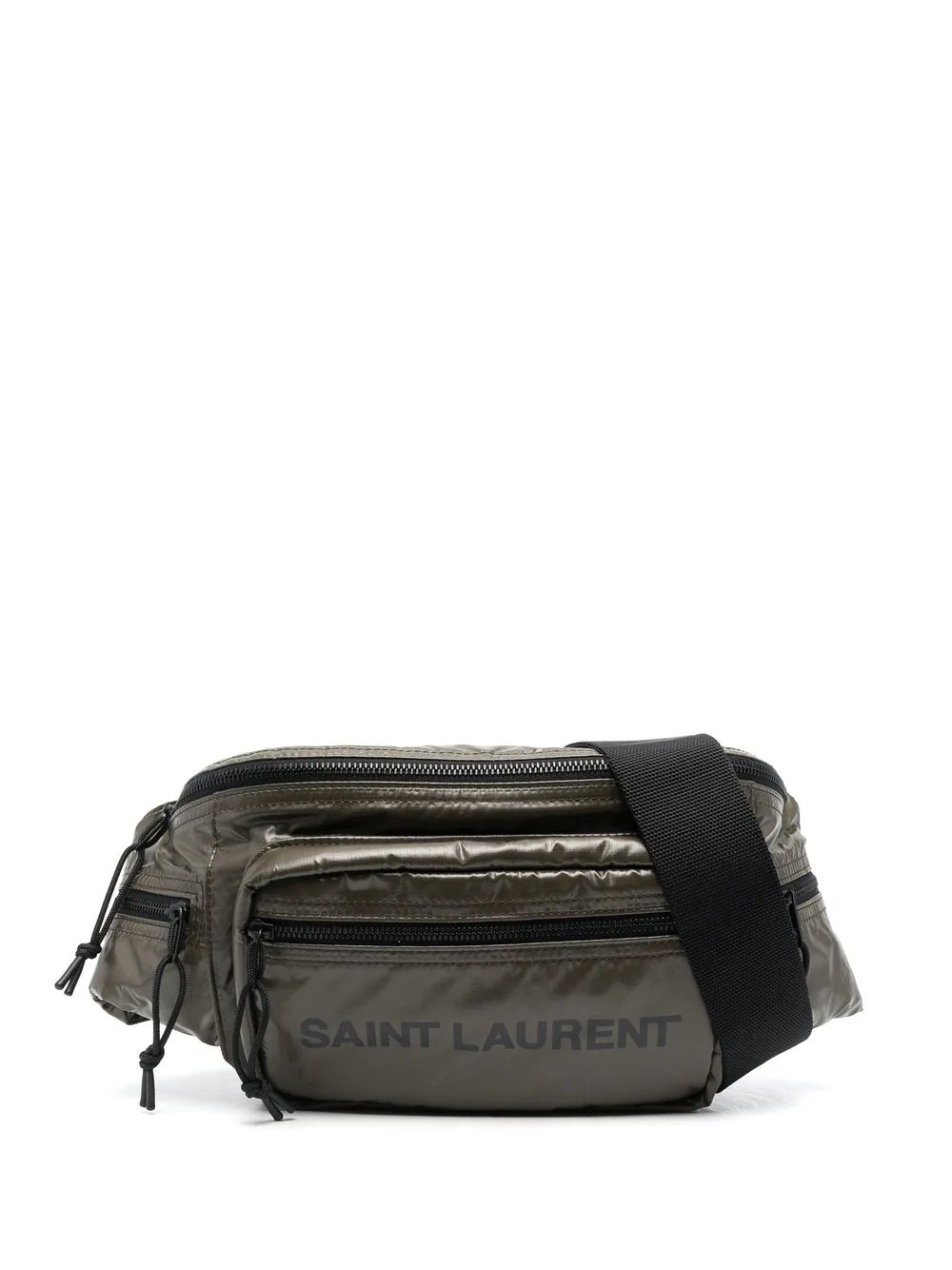 logo-print belt bag - 1