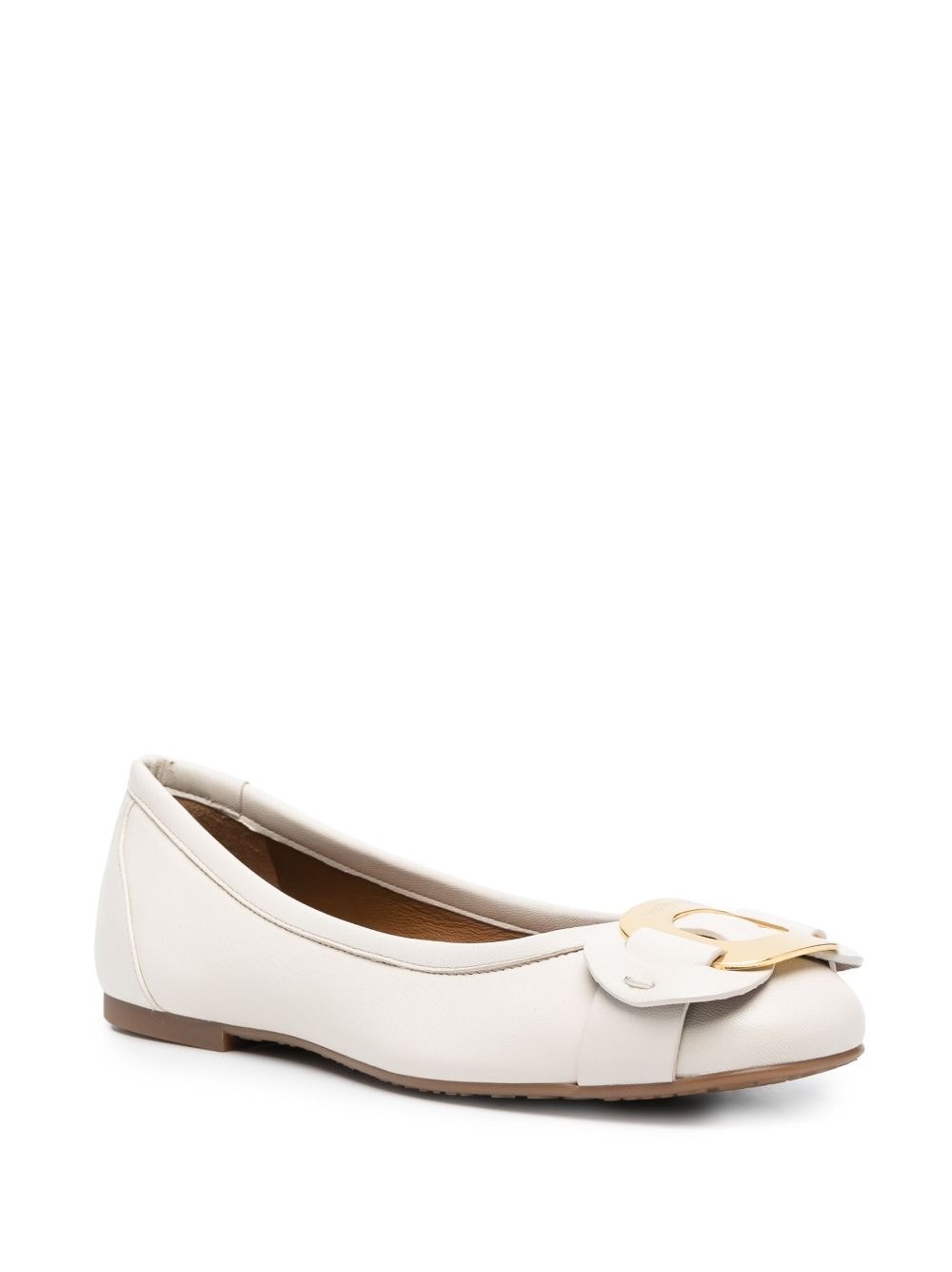 Chany leather ballerina shoes - 3