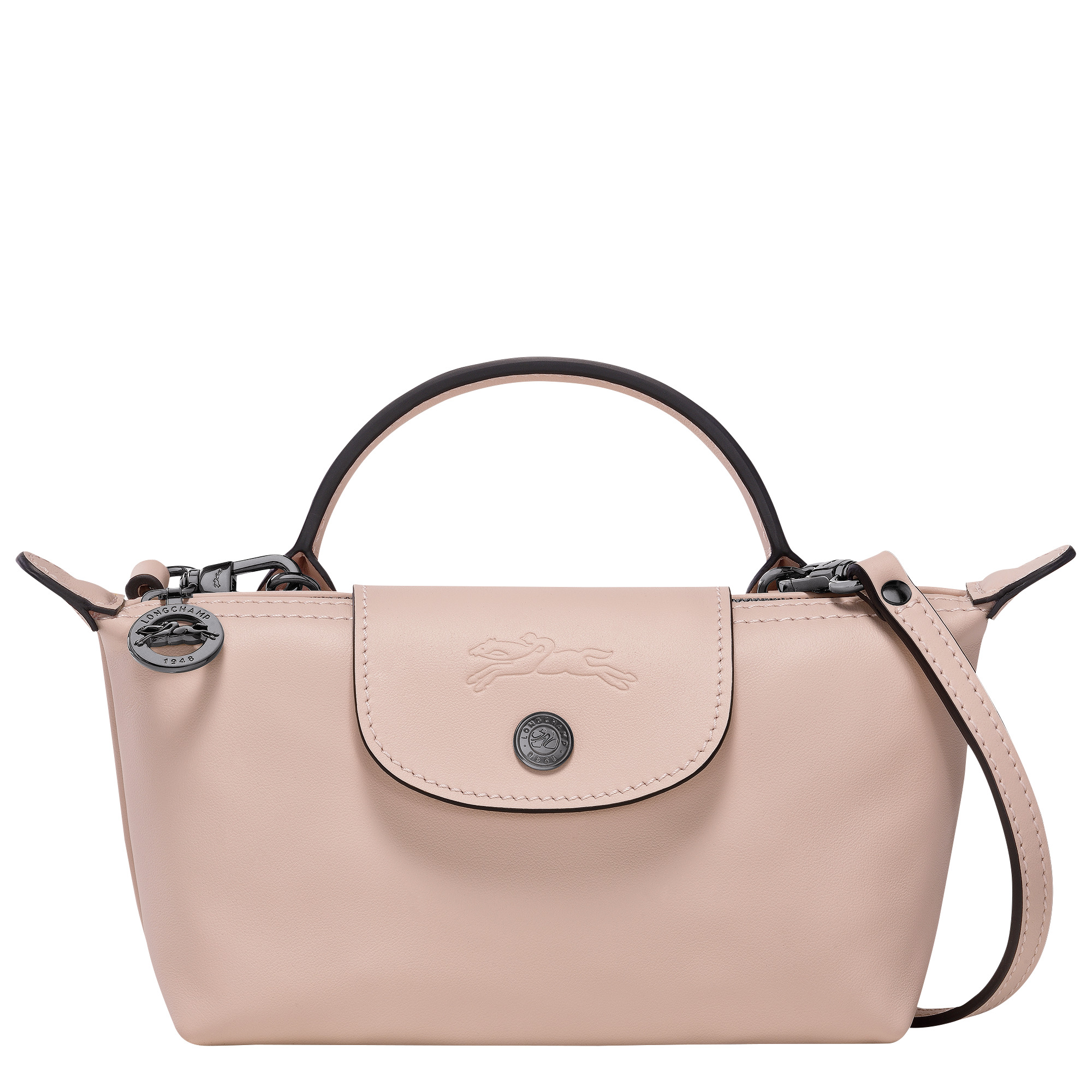 Le Pliage Xtra XS Pouch Nude - Leather - 1