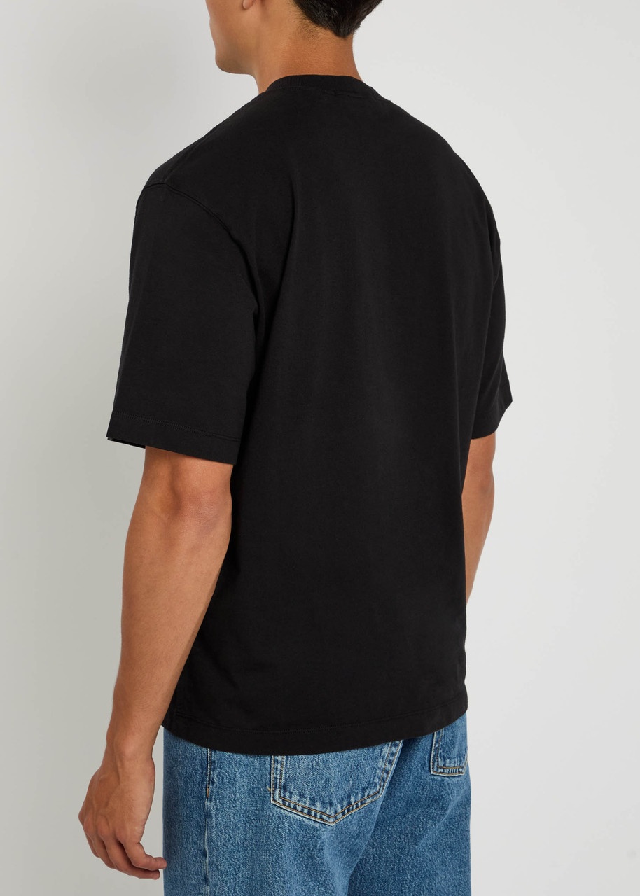 Stone Island Logo Cotton T-shirt - 3