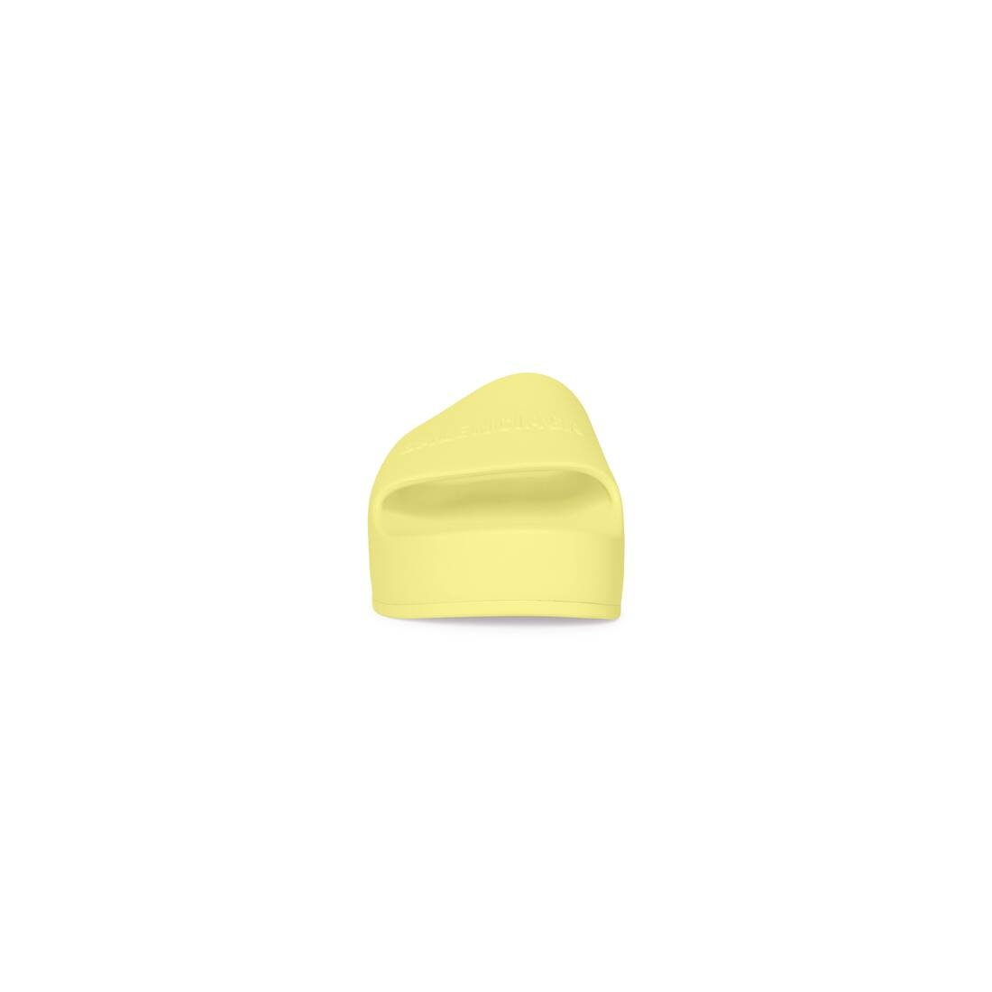 Women's Chunky Slide Sandal in Yellow - 3