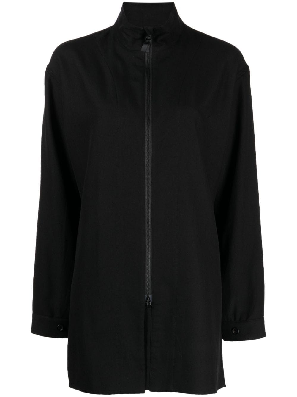 high-neck zip-up jacket - 1