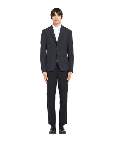 Prada Technical poplin single-breasted jacket outlook