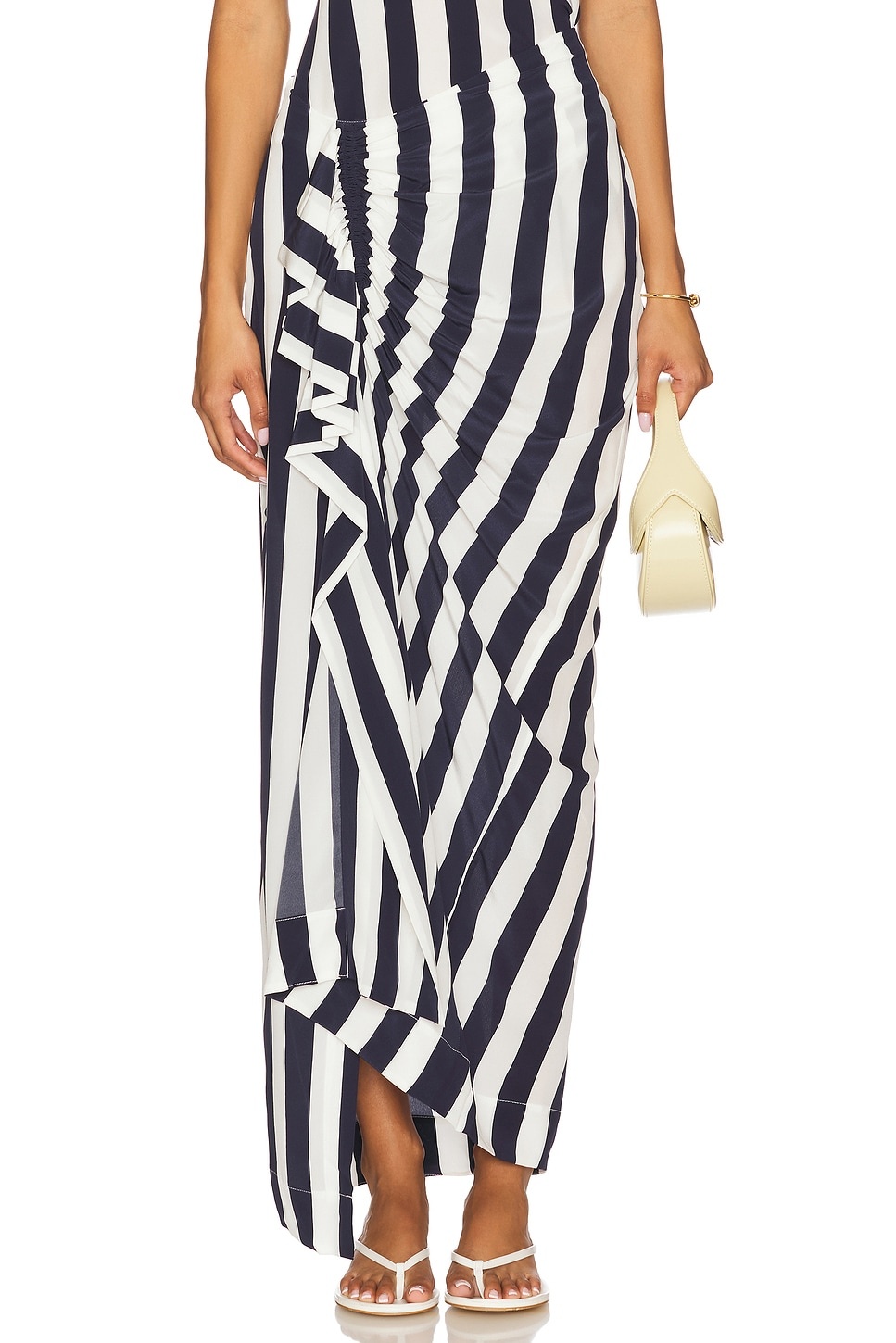 Orta Silk Draped Skirt - 2
