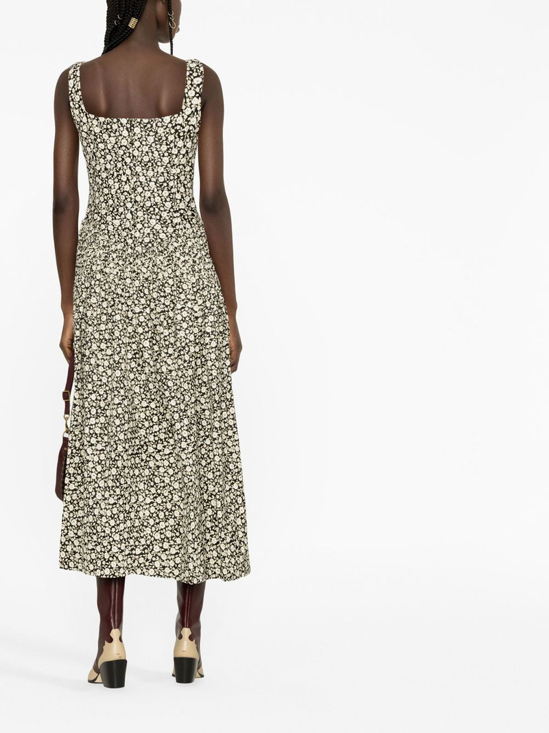 floral-print flared dress 4
