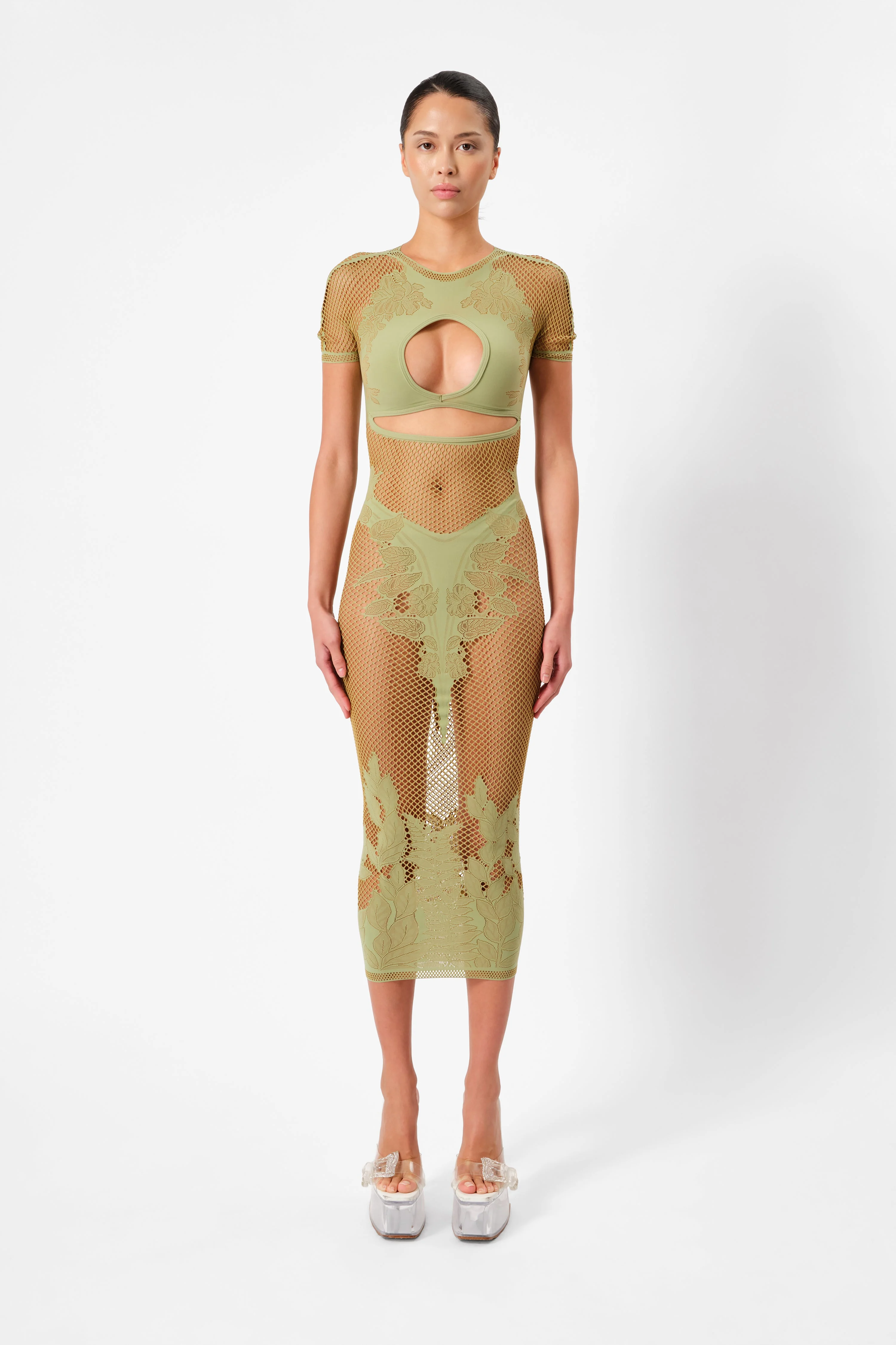 SLOANE DRESS GREEN - 1