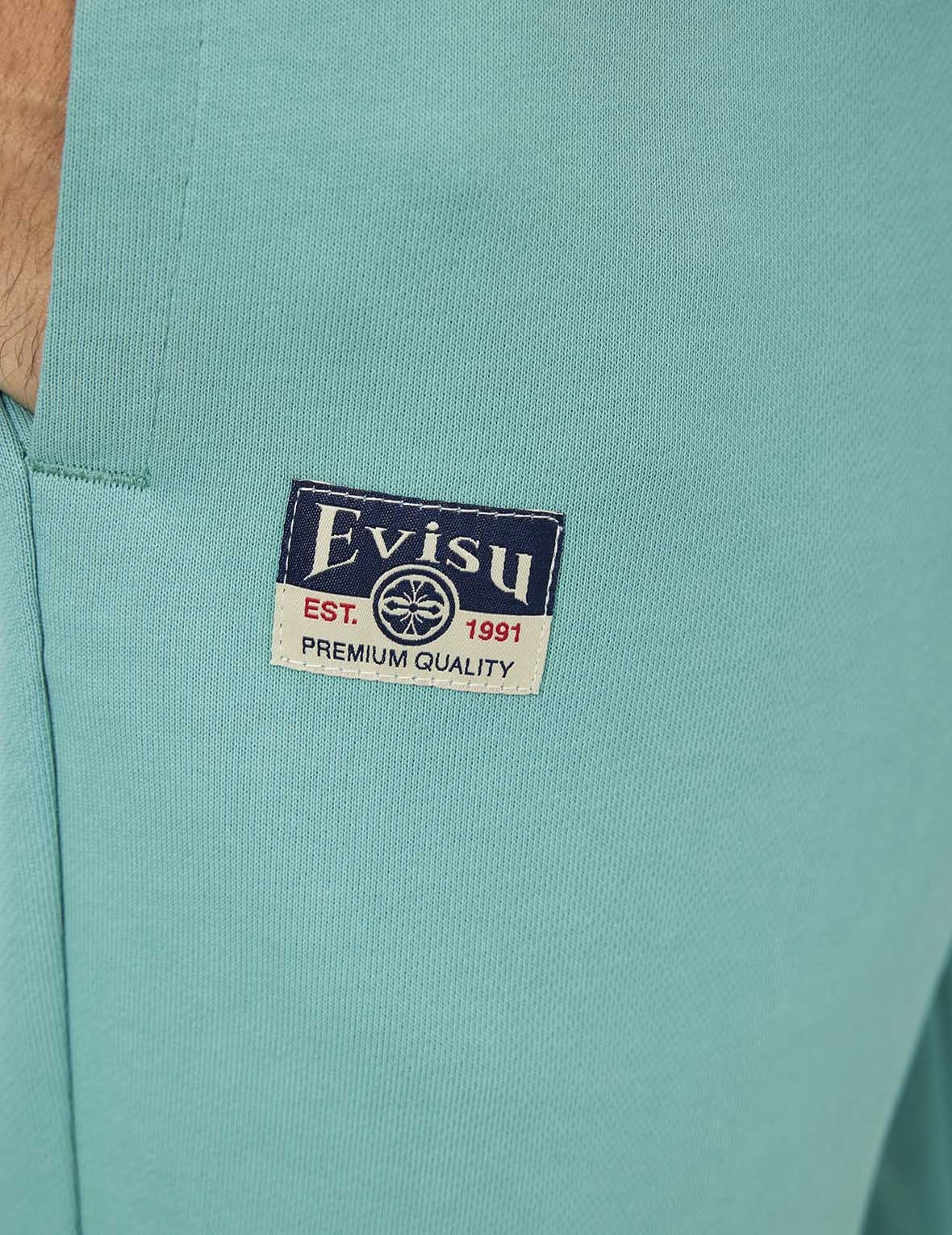 Spray-dyed Seagull and Logo Print Straight Fit Sweatpants - 8