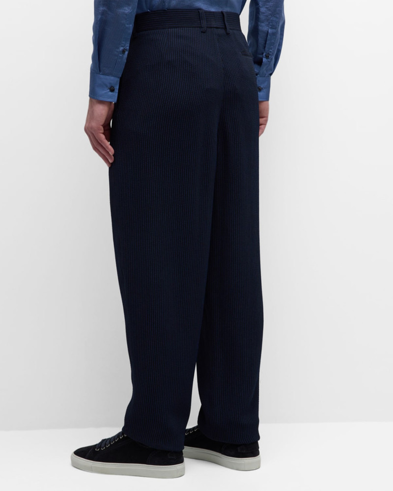 Men's Loose-Fit Seersucker Pants 3