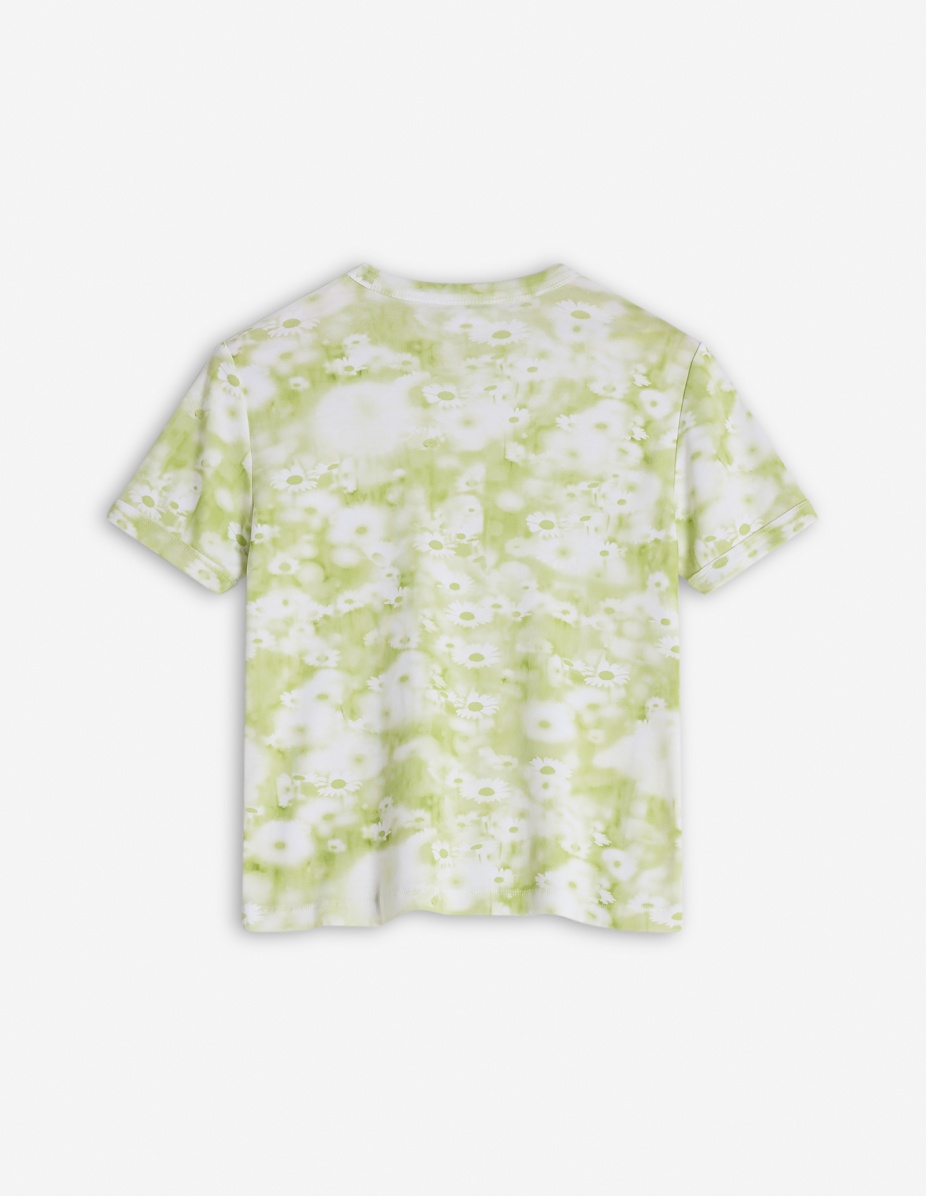 PHOTOGRAPHIC DAISY FIELDS RINGER TEE-SHIRT - 5