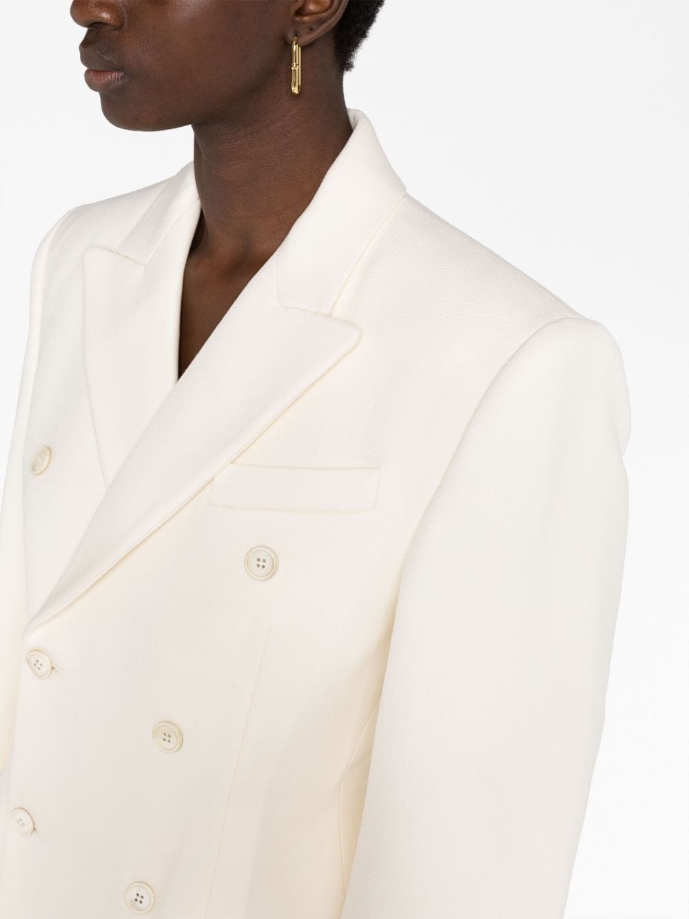 Contour double-breasted blazer - 3