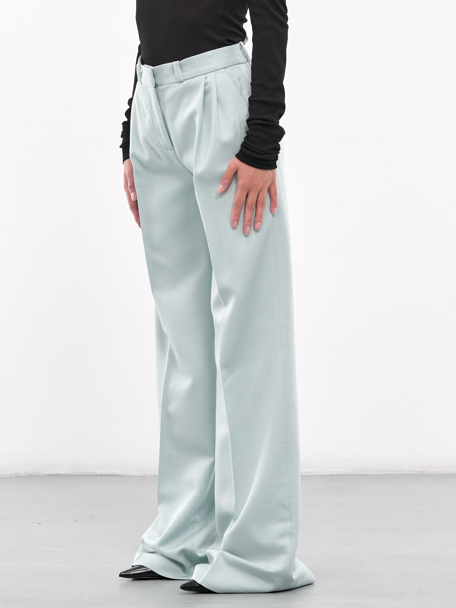 Wide Leg Trousers - 2