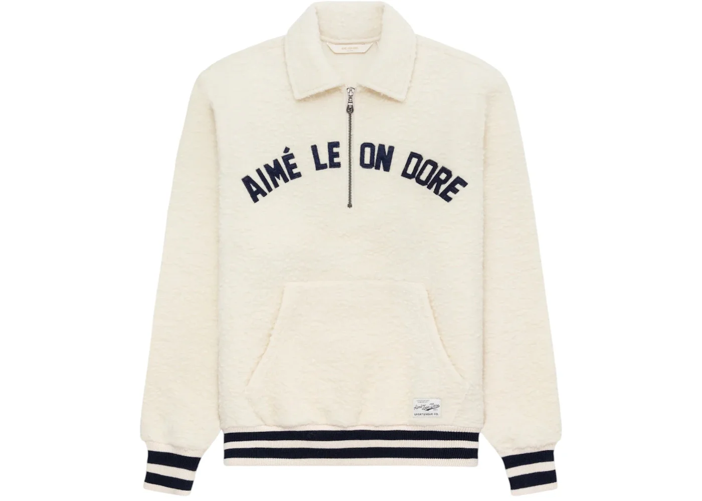 Aime Leon Dore Casentino Half-Zip Pullover Cream - 1