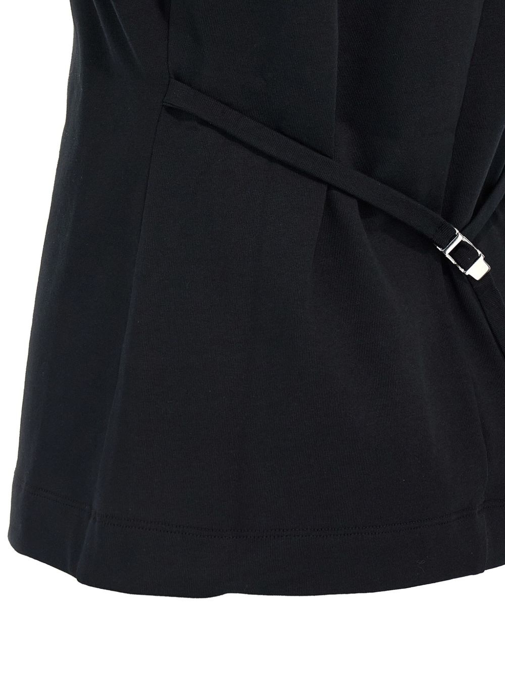 high-neck short-sleeve top - 4