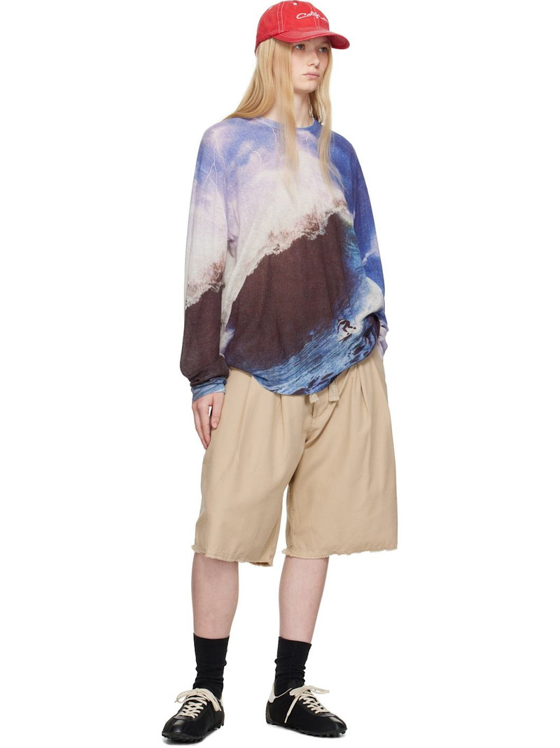 ERL Wave Print Knit Sweater outlook