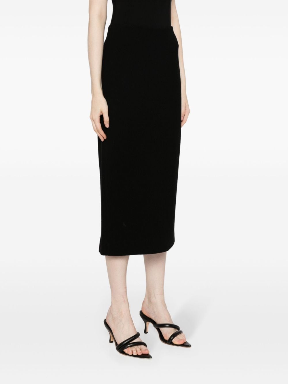 Yasmeen wool midi pencil skirt - 3