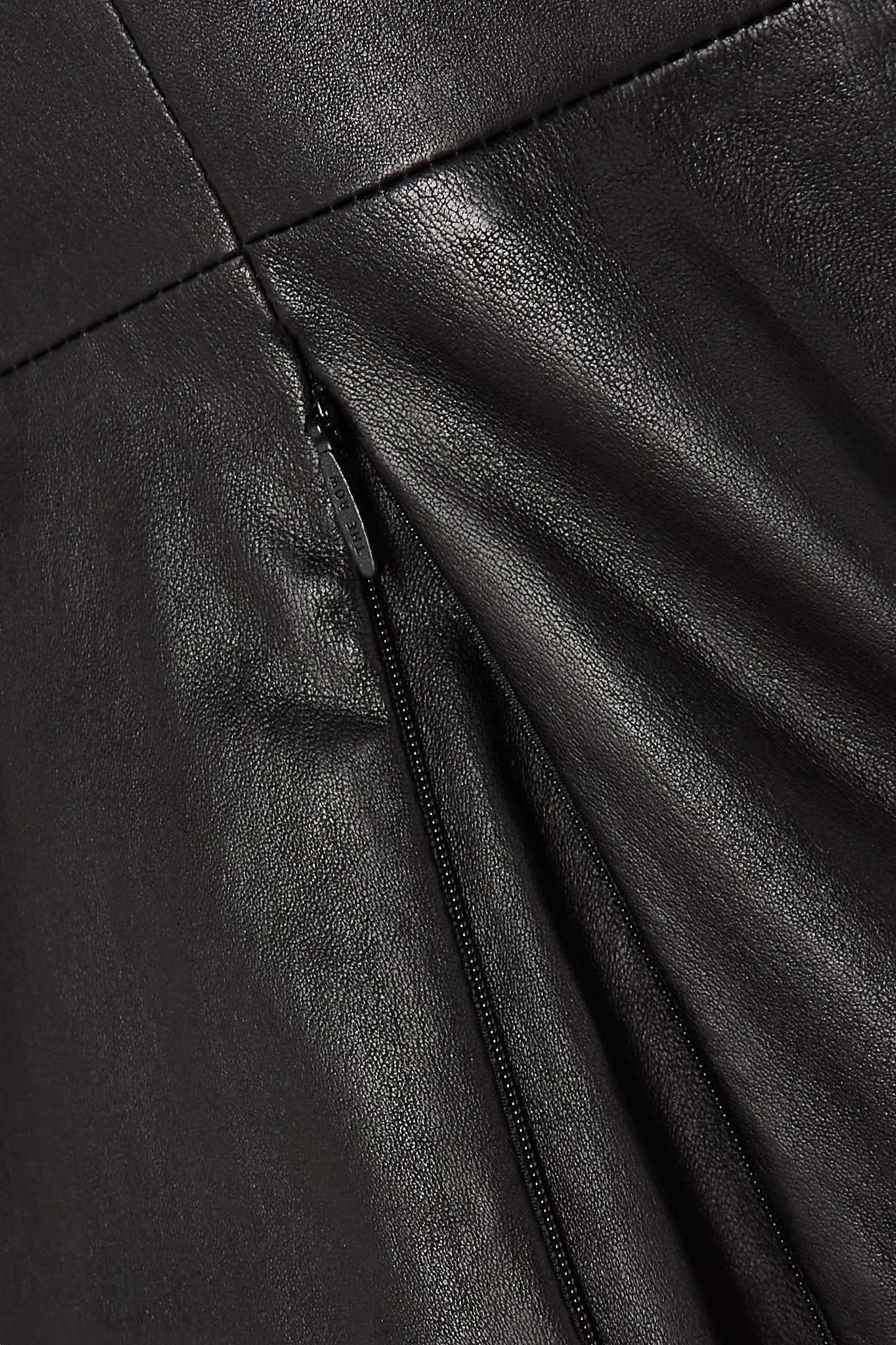 Anasta leather peplum jacket - 5
