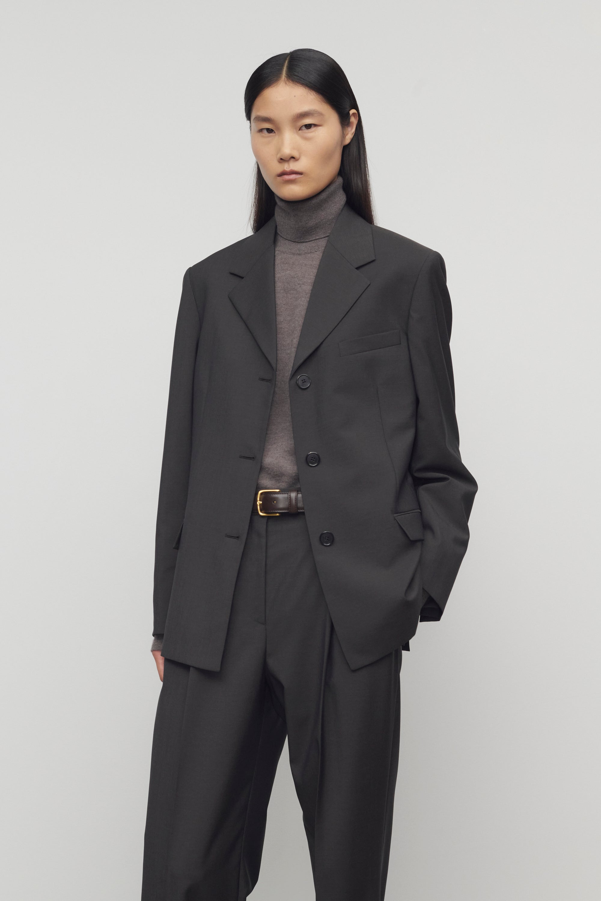 Faelan Jacket in Virgin Wool and Mohair - 3