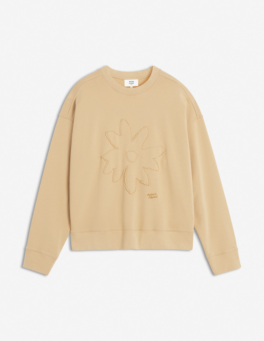 CRAFTED DAISY OVERSIZE SWEATSHIRT - 1