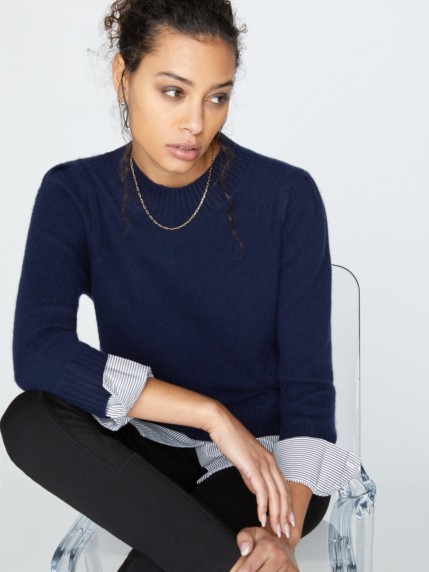 The Eton Layered Crew Looker - 3