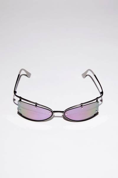 Acne Studios Metal sunglasses - Purple/dark grey outlook