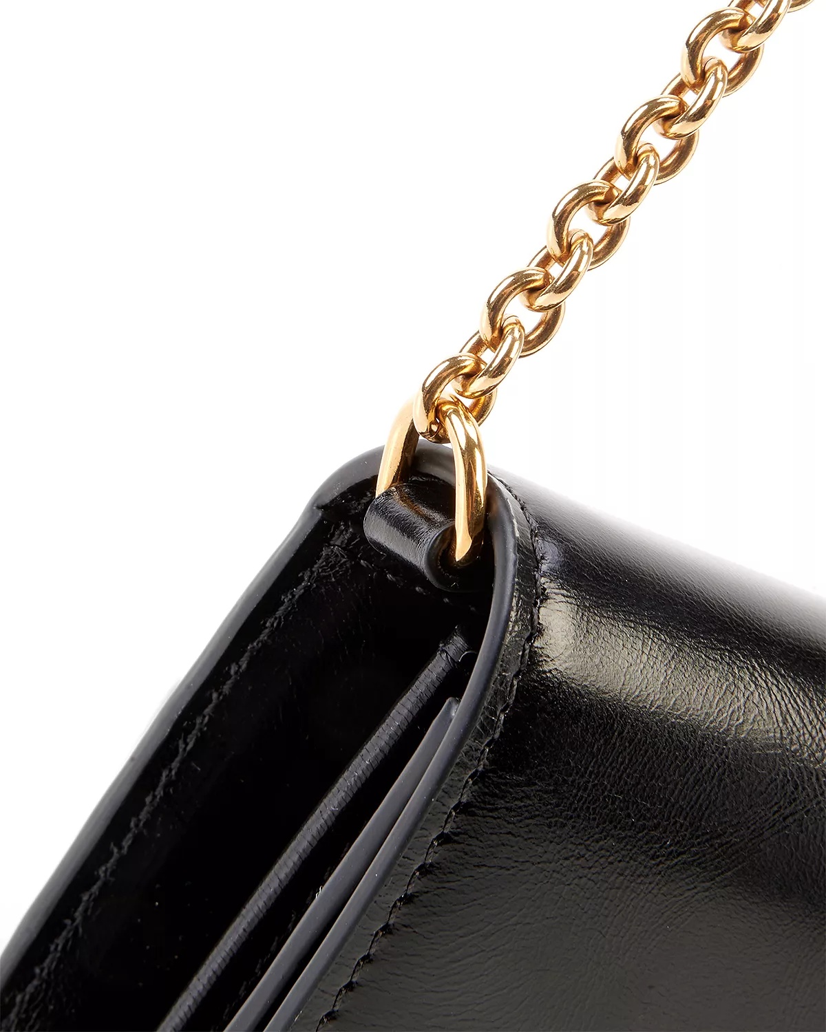 Iconic Leather Flap Wallet On Chain - 6