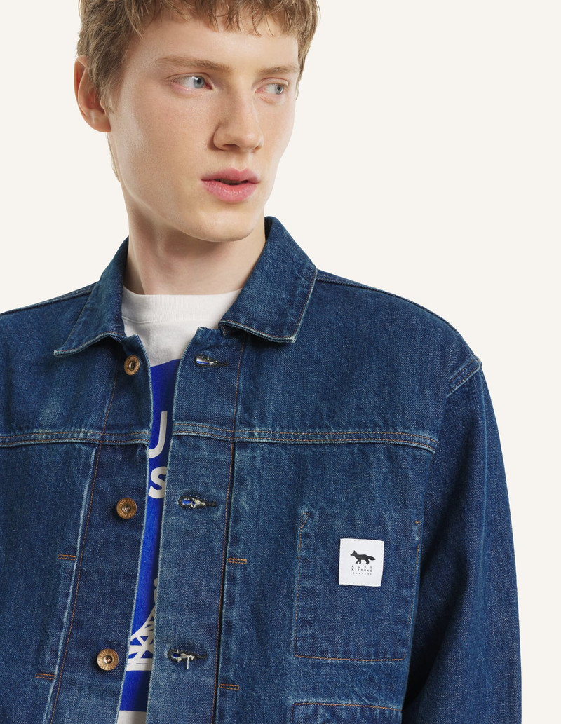 MAISON KITSUNE x KURO SELVEDGE VOYAGE DENIM JACKET 7