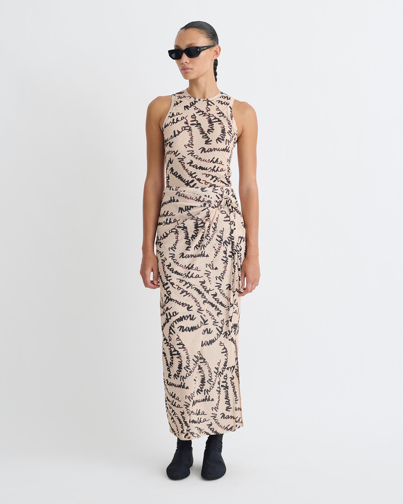 Nanushka Mesh-Jersey Tank Top outlook