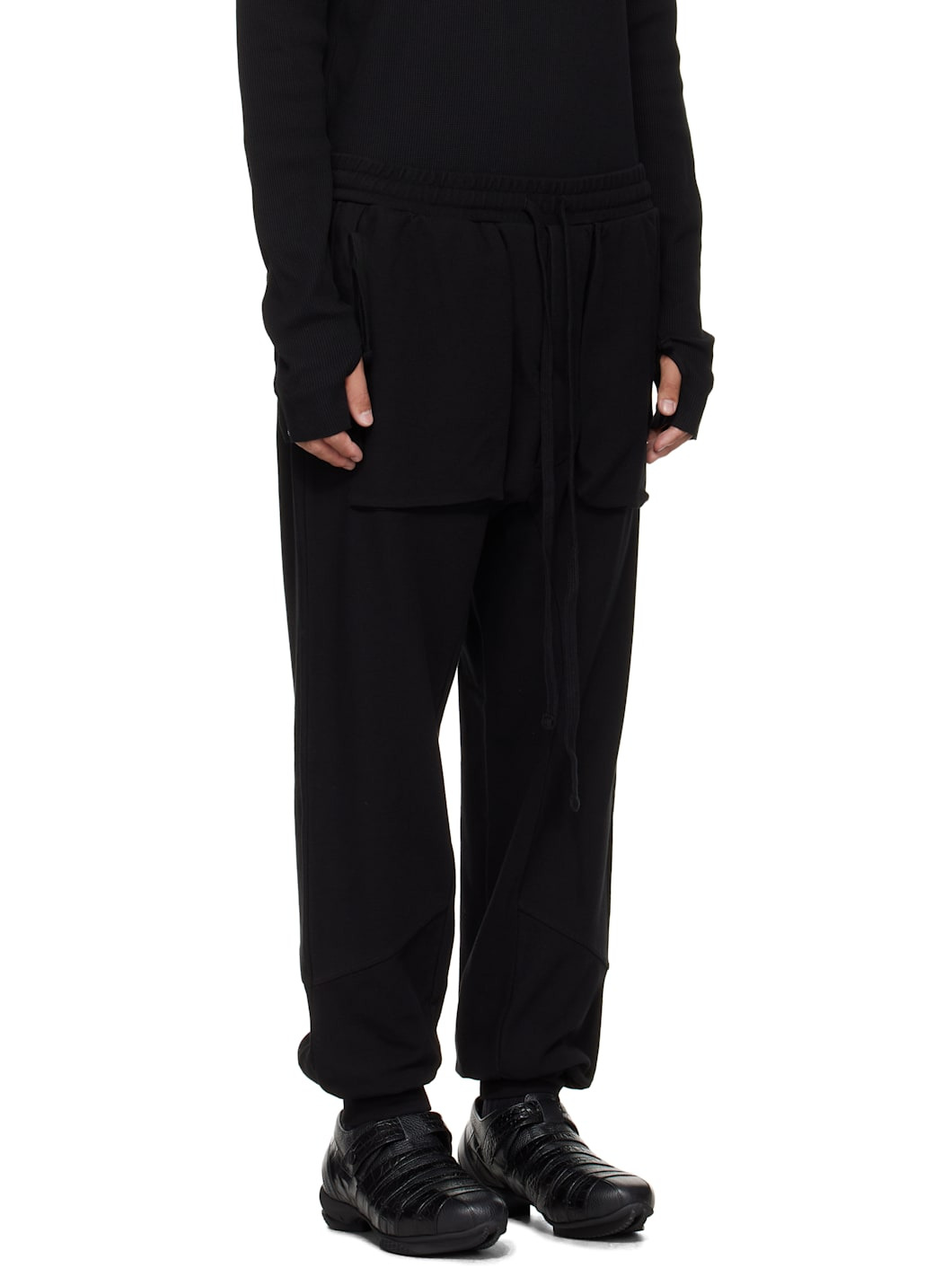 Black M ST 509 Cargo Pants - 2