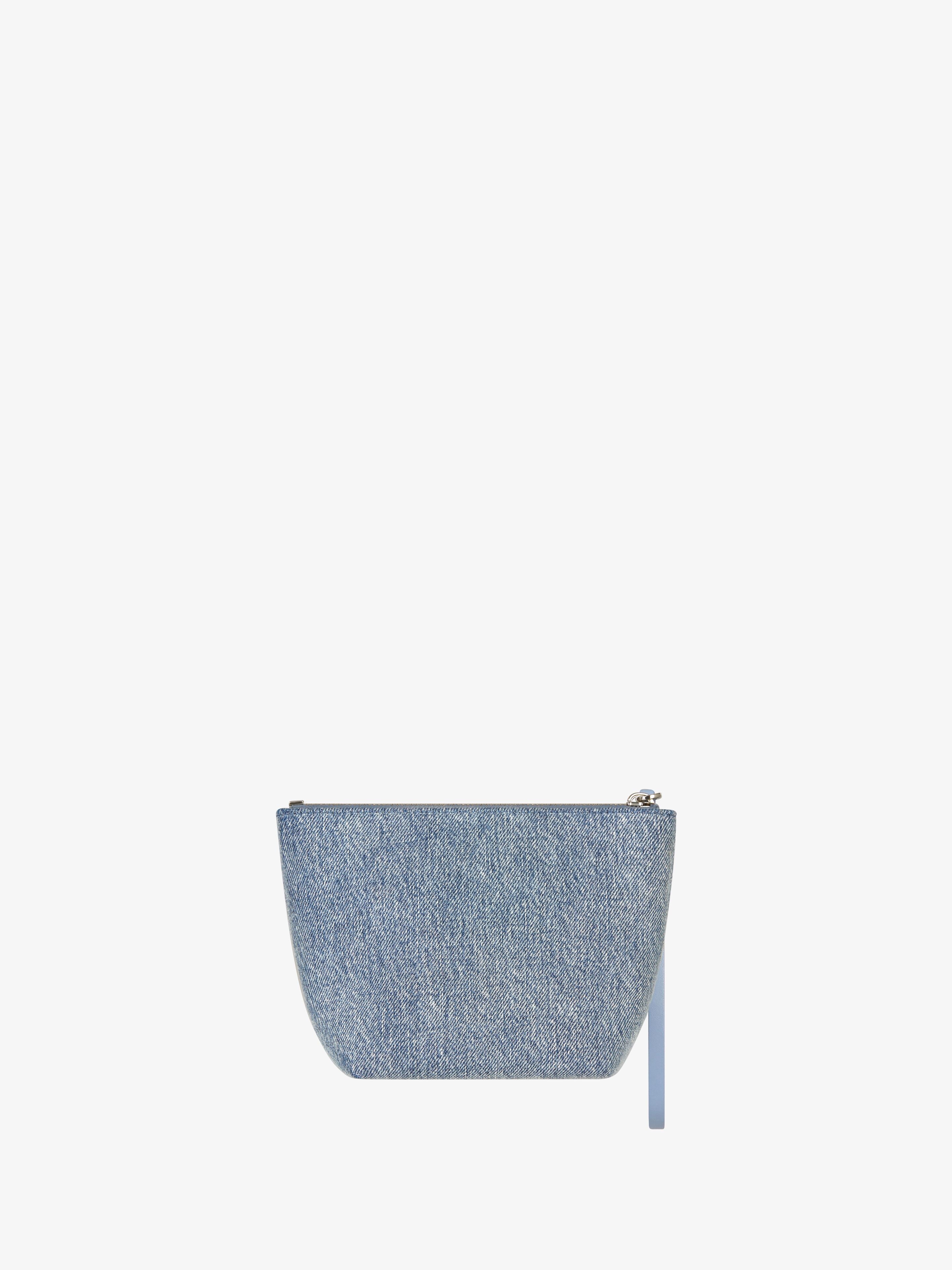 MINI GIVENCHY POUCH IN DENIM - 3