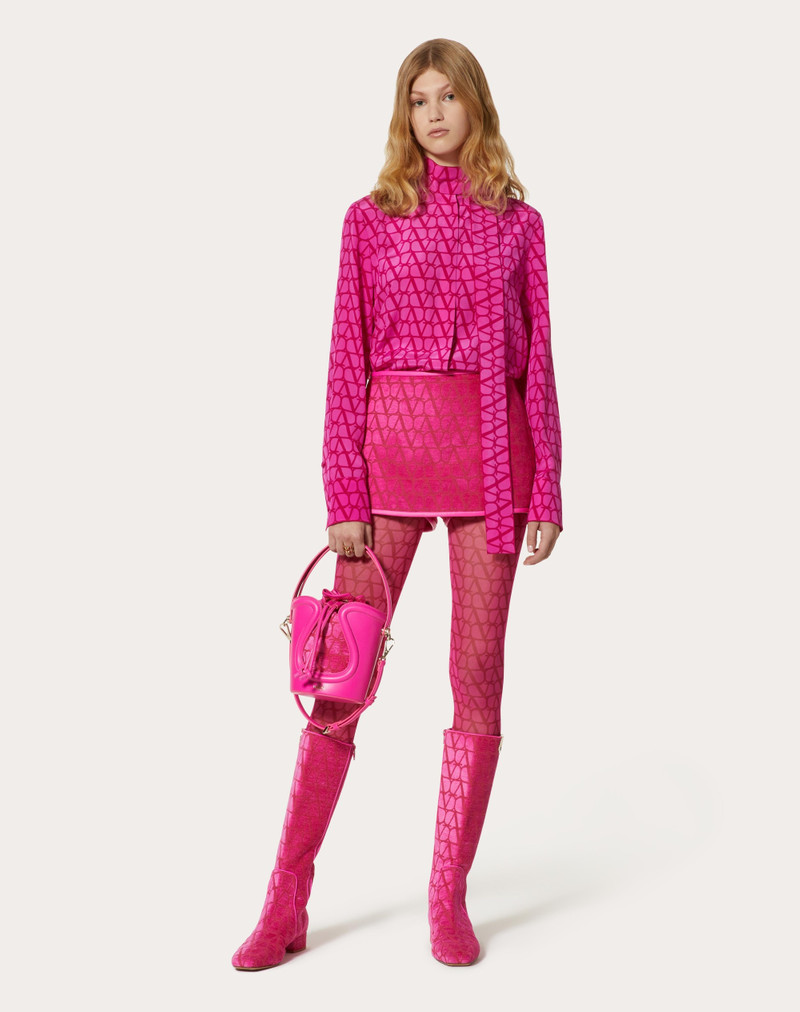 Valentino LE CINQUIEME TOILE ICONOGRAPHE BUCKET BAG outlook