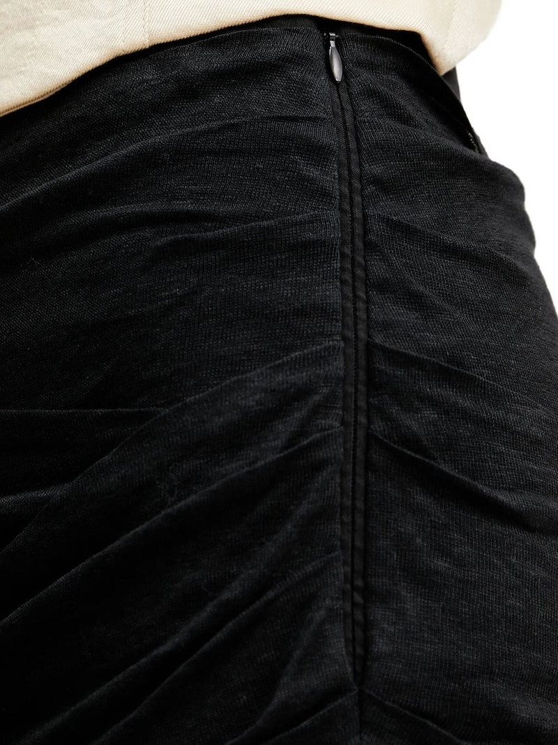 gathered midi skirt 3