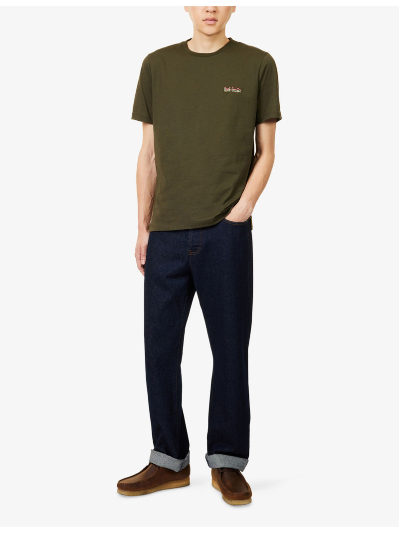 Paul Smith Repeat Logo Crewneck Cotton-Jersey T-Shirt outlook