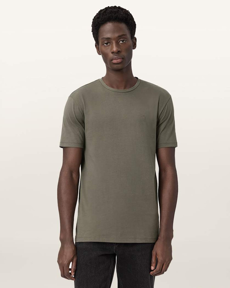 ALLSAINTS BRACE BRUSHED COTTON T-SHIRTS 3 PACK outlook