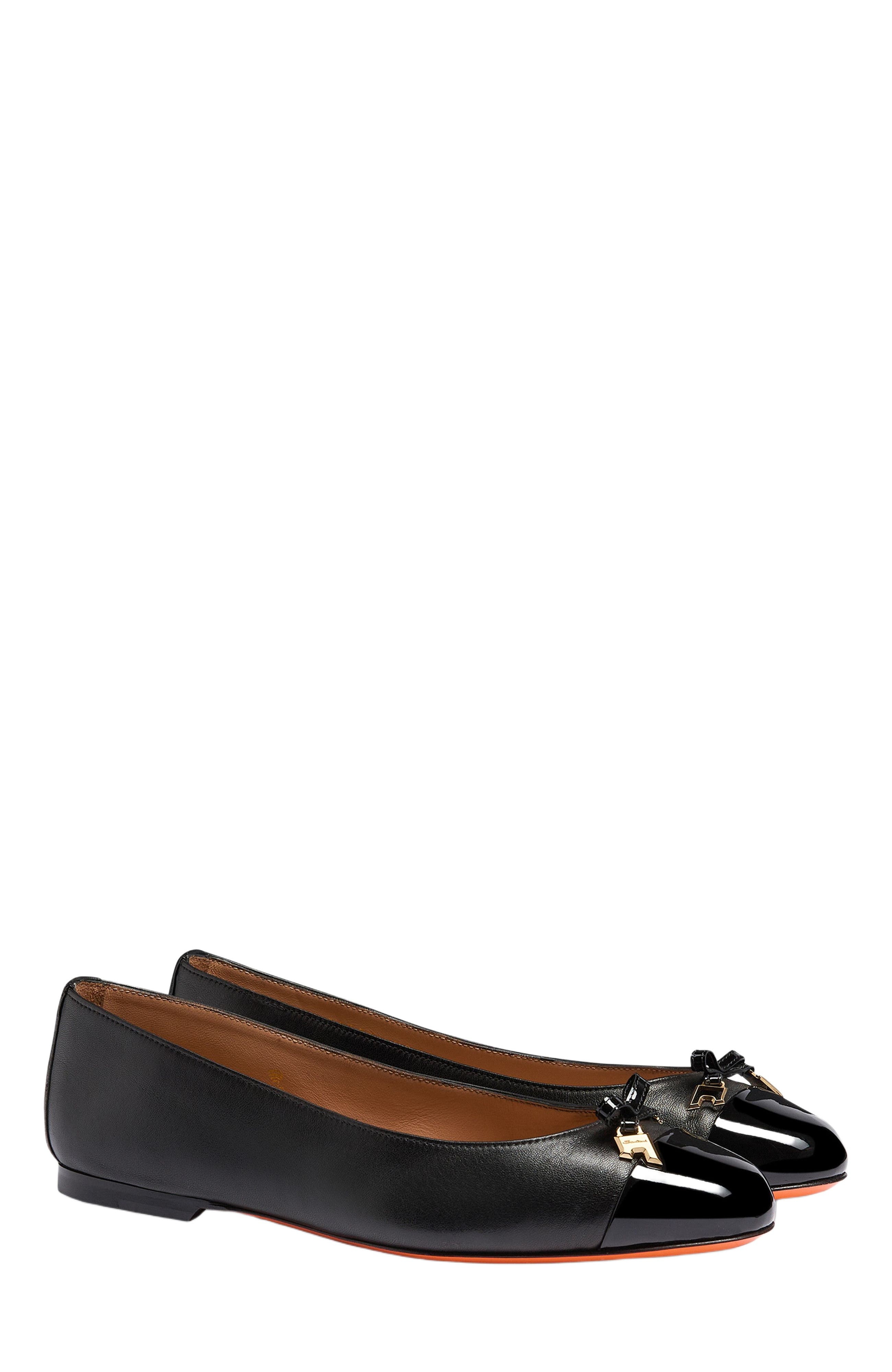 Santoni Women's ballet flat in Black at Nordstrom - 3
