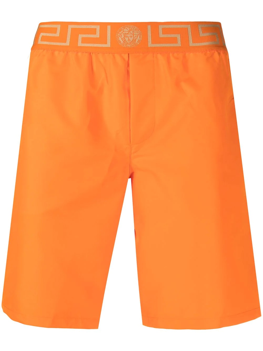 Grecca waistband swimming shorts - 1