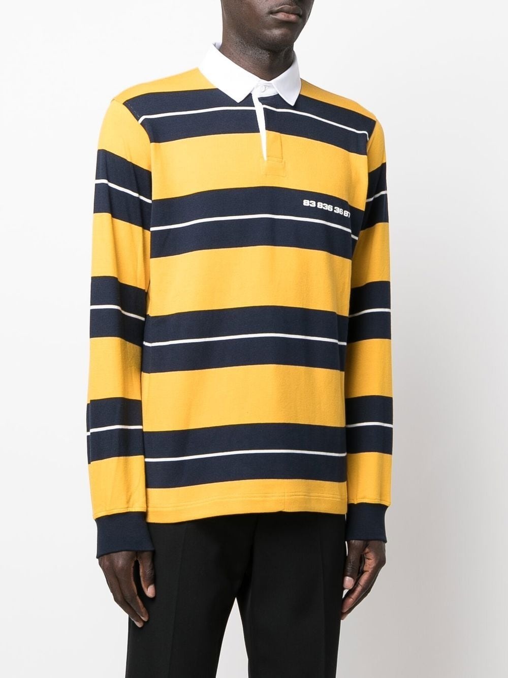 long-sleeve cotton polo-shirt - 3