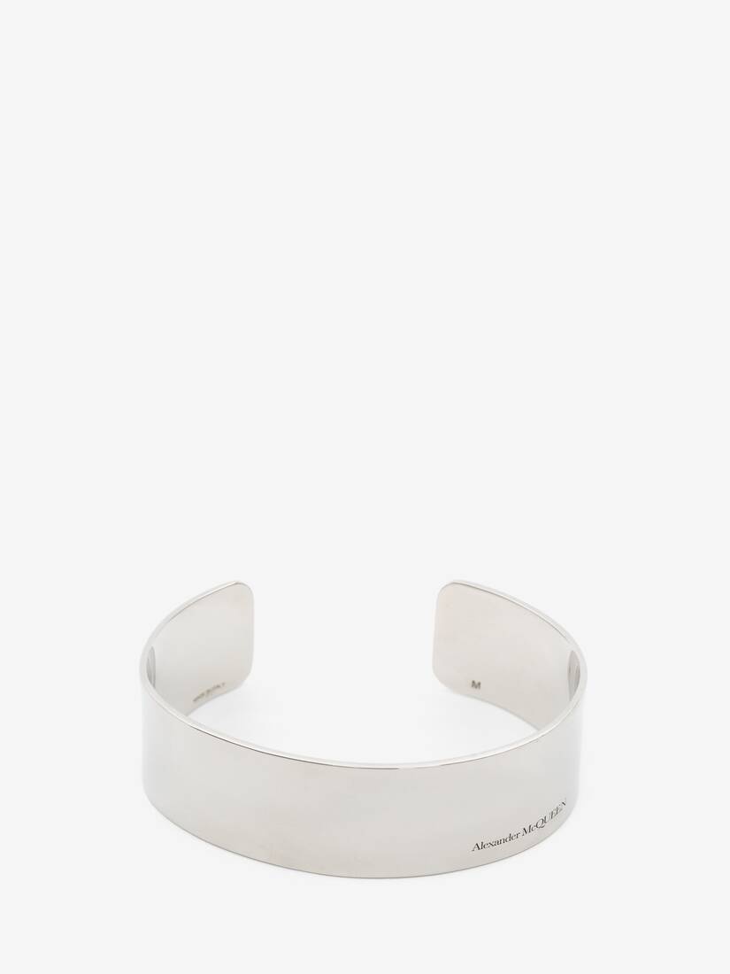 Wide Cuff in Antique Silver - 1