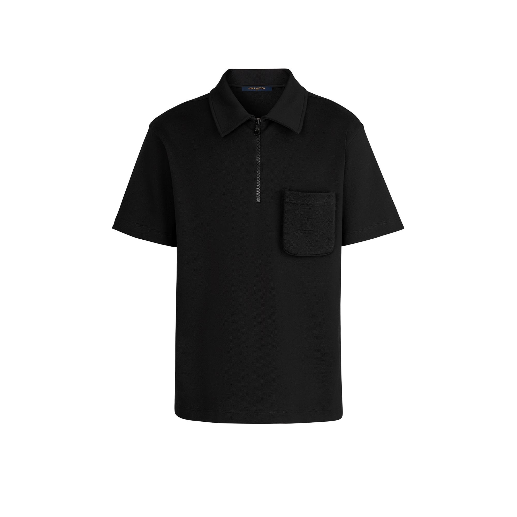 Zip Polo With Monogram Pocket - 1