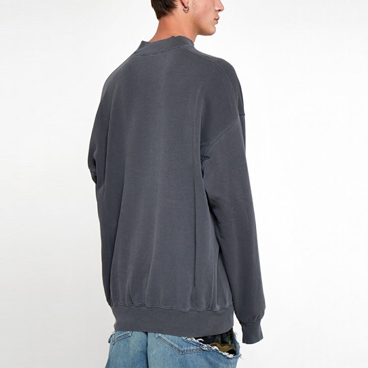 Balenciaga 'This Is Not The New Balenciaga Logo' Sweater 'Dark Grey' 652981TKVE41069 - 5