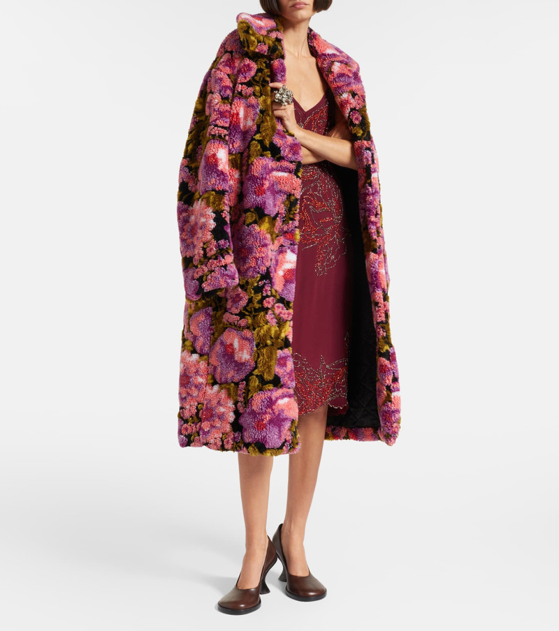 Dries Van Noten Beaded silk slip dress outlook