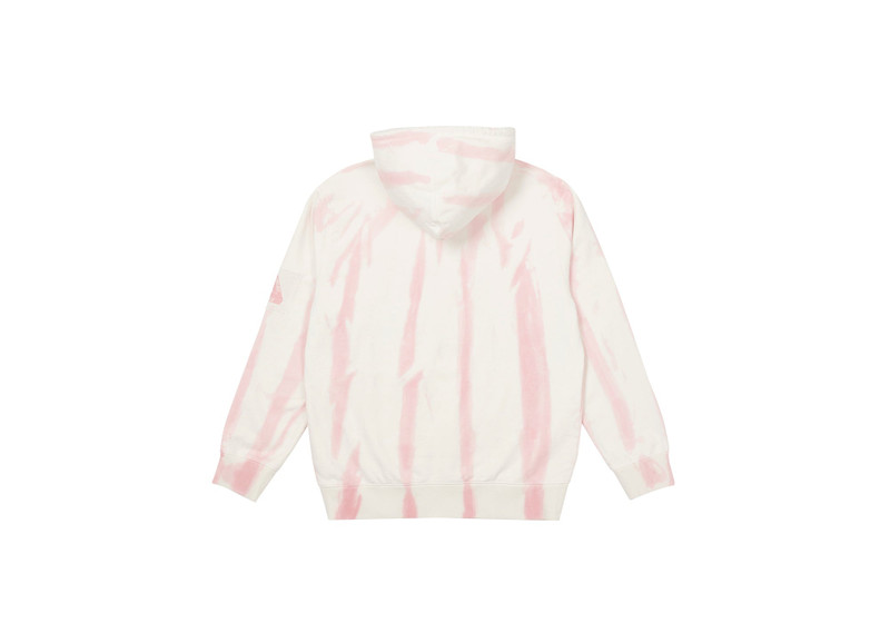 PALACE ZEBRA TIE DYE HOOD PINK outlook