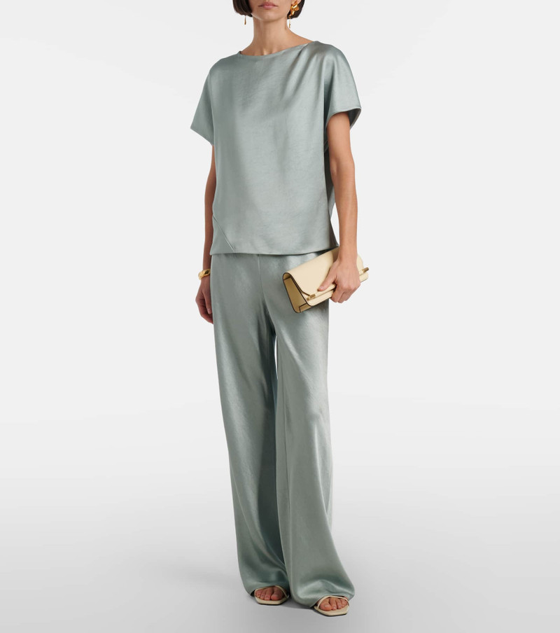 Vince Satin wide-leg pants outlook