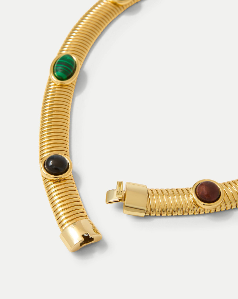 EMBELLISHED TUBOGAS COLLAR NECKLACE 5